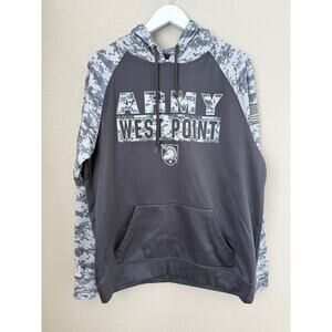 Army West Point Hoodie Sweatshirt Size Large Camo Colosseum Military